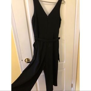 Dynamite Belted Sleeveless Jumpsuit
